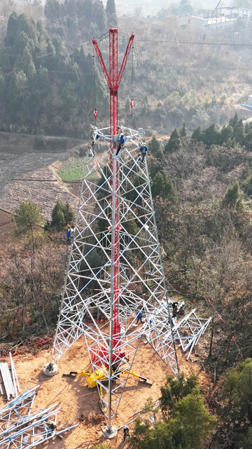 Steel Structure Movable Tower Crane for Tower
