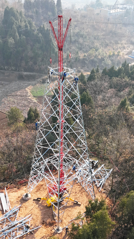Steel Structure Movable Tower Crane for Tower