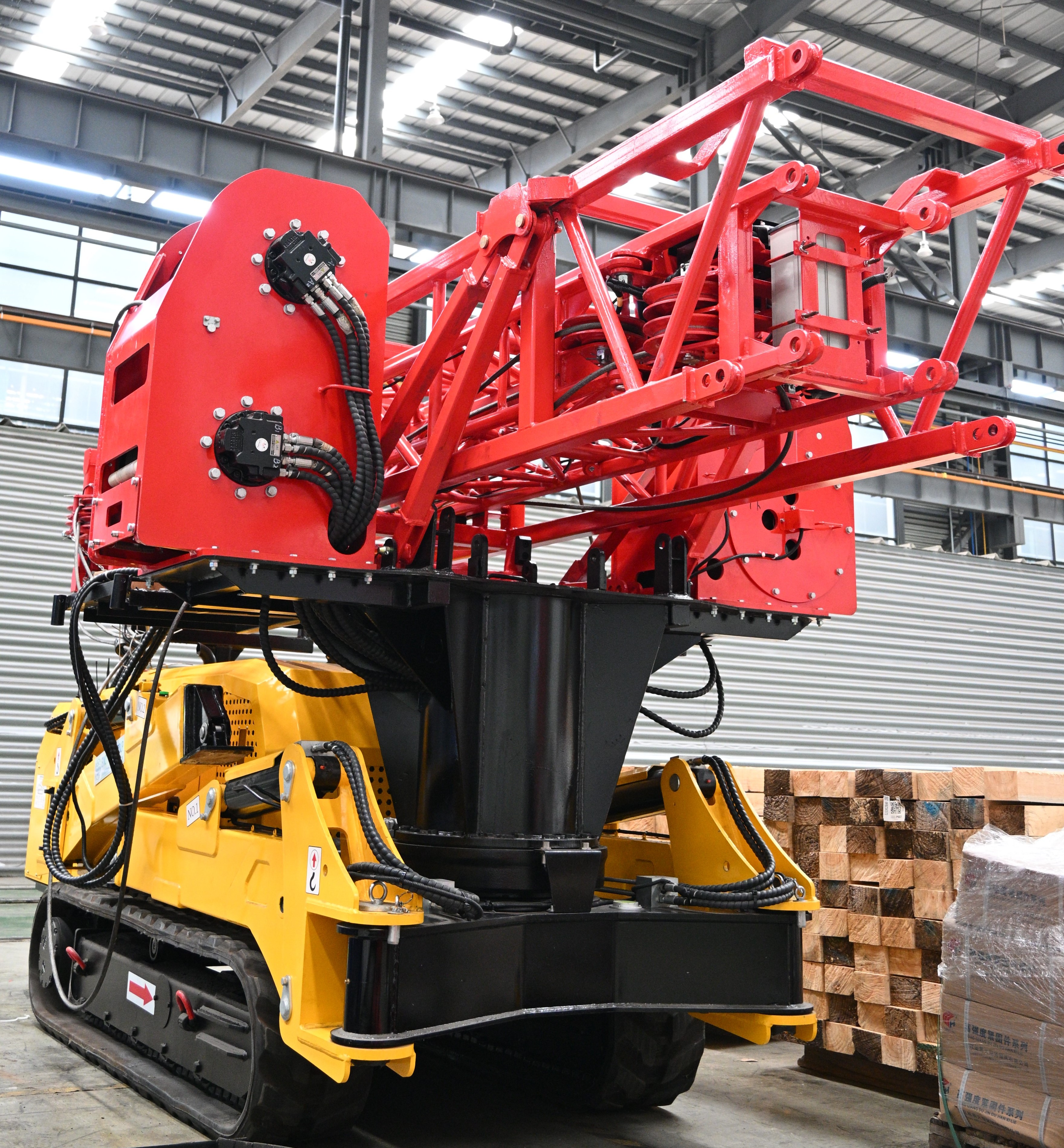 Steel Structure Movable Tower Crane for Tower